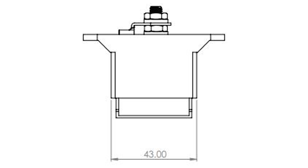 Kit de Carga para RoboPad con Base y Colector (90 mm de ancho, 100A)