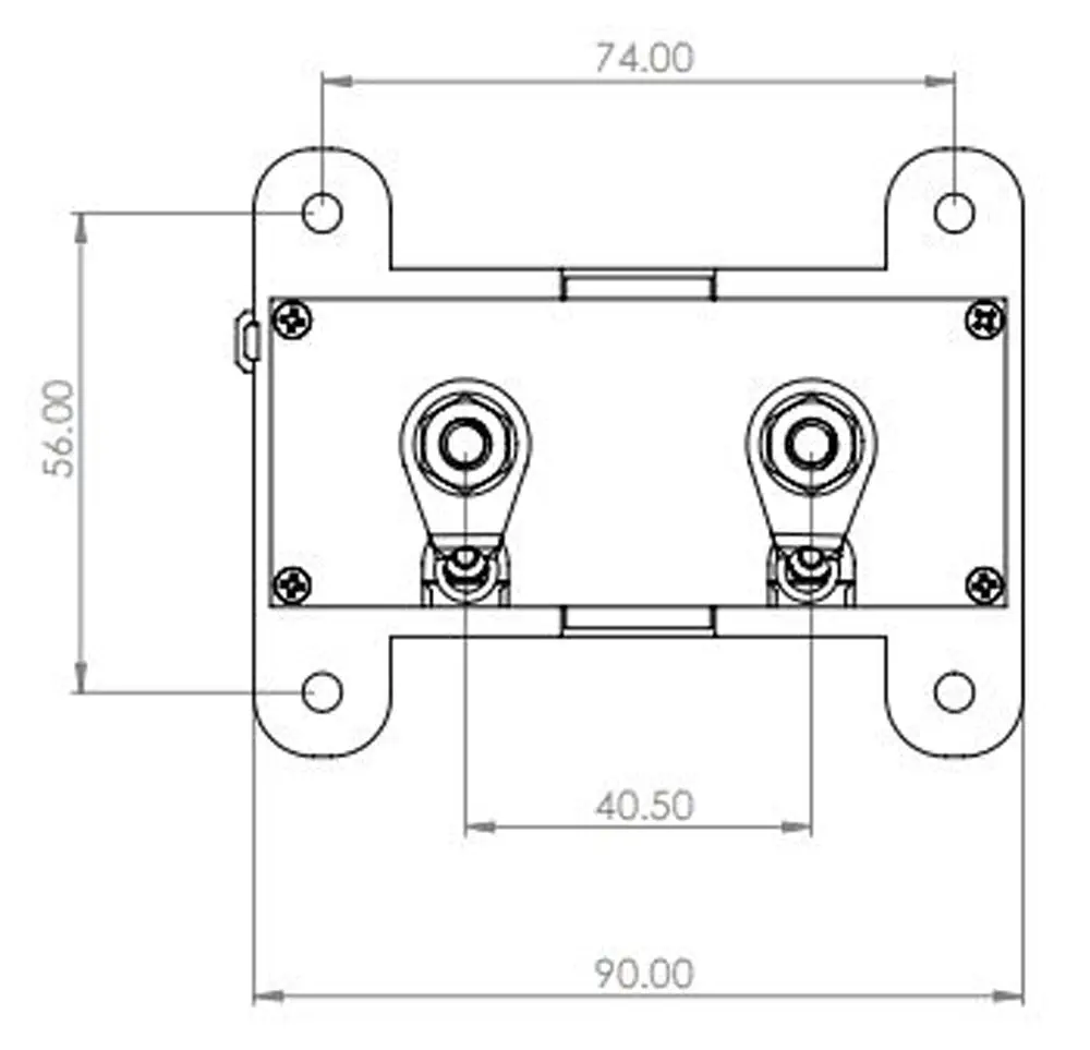 Kit de Carga para RoboPad con Base y Colector (90 mm de ancho, 100A)