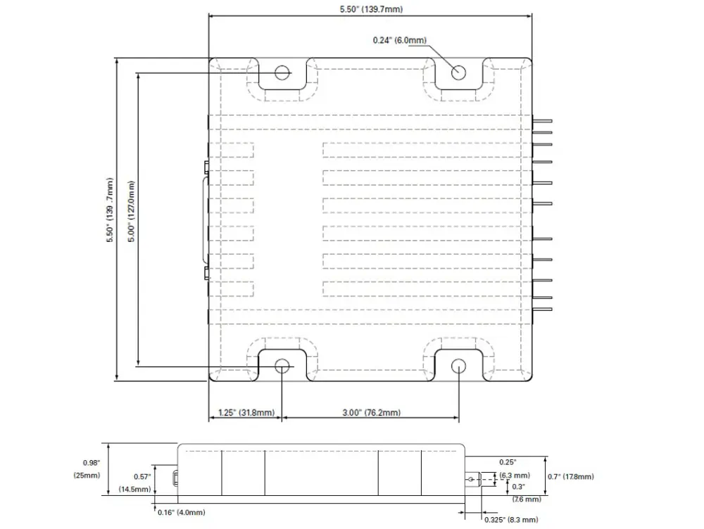 Contrôleur de Moteur à Balais DC RoboteQ FDC3260T Gen3 (Triple Canal, 3x60A, 60V)