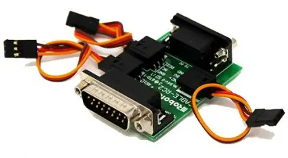 RC Radio Cable Board for Roboteq Controllers with 15-Pin Connectors