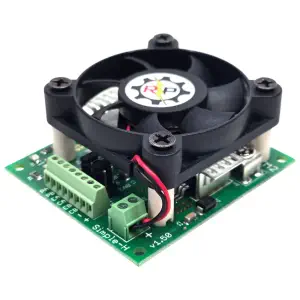 Robot Power Simple-H contrôleur de pont en H double canal 20A, 5-28V pour logique 3-5V avec ventilateur