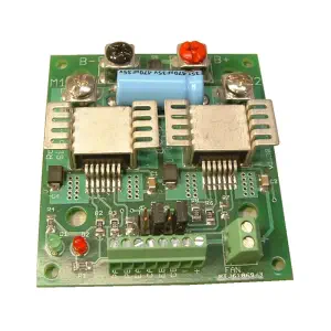 Robot Power Simple-H Dual Channel H-Bridge Controller 20A, 5-28V for 3-5V Logic w/ Fan