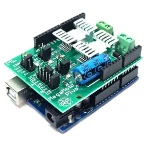 Robot Power MegaMoto Plus contrôleur de moteur à pont en H double canal pour Arduino 20A, 5-28V