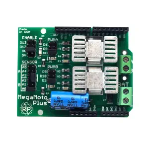 Robot Power MegaMoto Plus contrôleur de moteur à pont en H double canal pour Arduino 20A, 5-28V