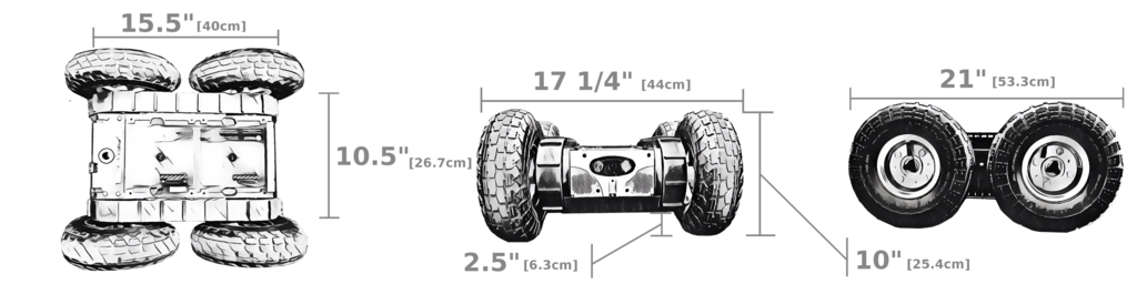 Open Rover Robot 4WD Bundle