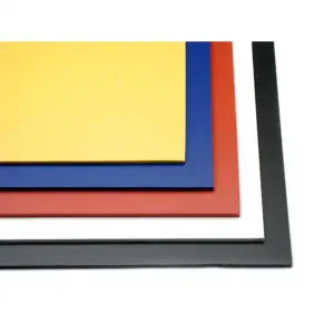 Lámina PVC Sintra de 8 x 12 pulgadas, 3 mm de Espesor - Negra
