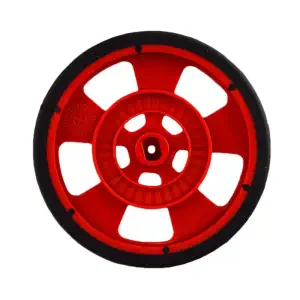 Roue en Plastique GMPW pour moteur GM - Solarbotics (Rouge)