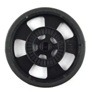 Roue en Plastique GMPW pour moteur GM - Solarbotics (Noir)