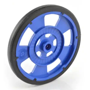 Roue SW 2-5/8po Diamètre Pour Servomoteur Solarbotics (Bleu)
