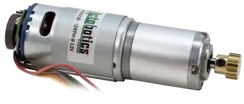 12V, 437RPM 305.5oz-in HD Premium Planetary Gearmotor w/ Encoder- Click to Enlarge