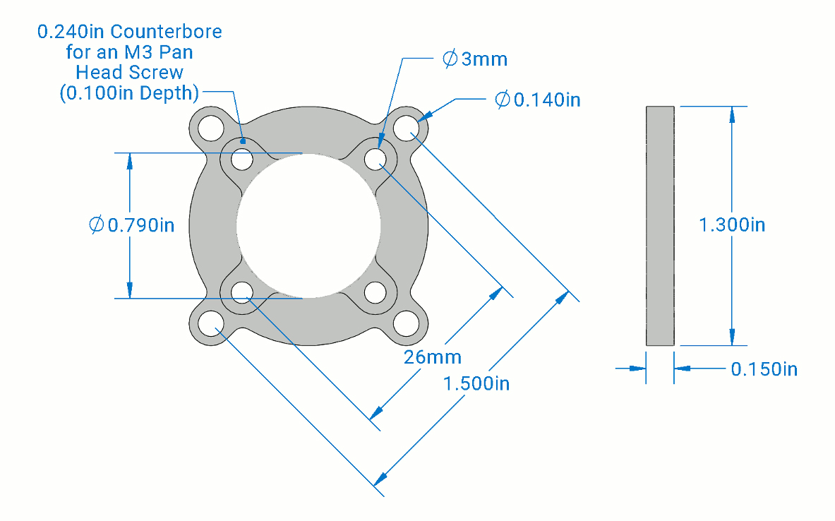 HD Premium Planetary Gear Motor Mount- Click to Enlarge