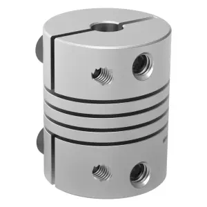Coupleur d'Axe à Vis Flexible 0.250 po à 6mm ServoCity