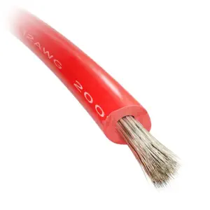 Fil de gaine en silicone de qualité supérieure rouge 12AWG (3 m)