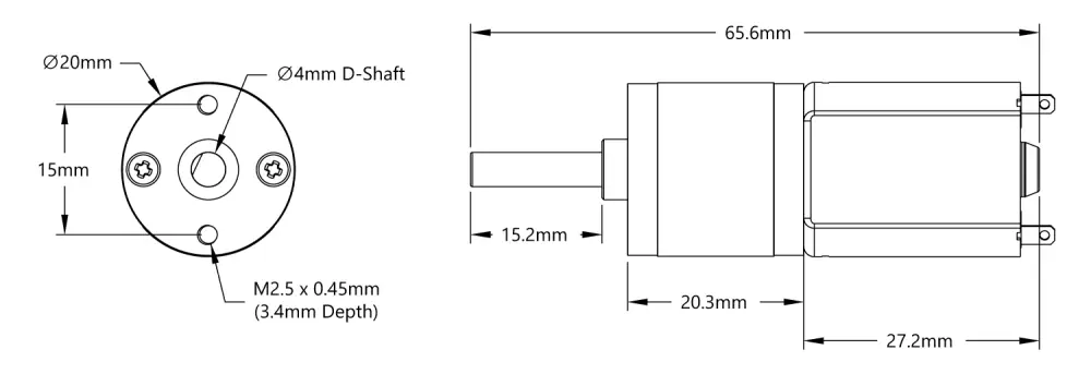 41-rpm-mini-econ-gear-motor - Click to Enlarge