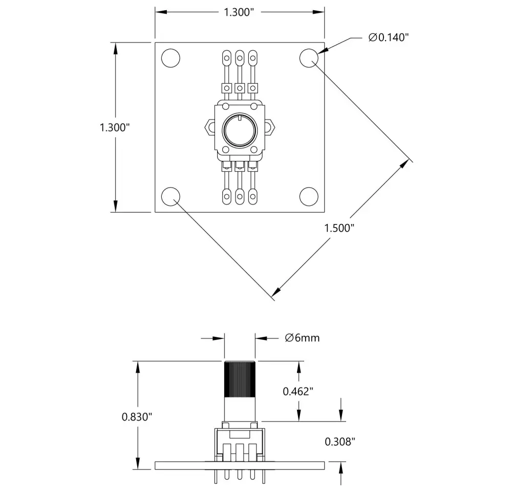 Carte Potentiomètre Actobotics - Cliquez pour agrandir