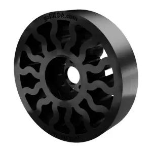 Roue Gecko série 3613 (alésage 14 mm, diamètre 96 mm)