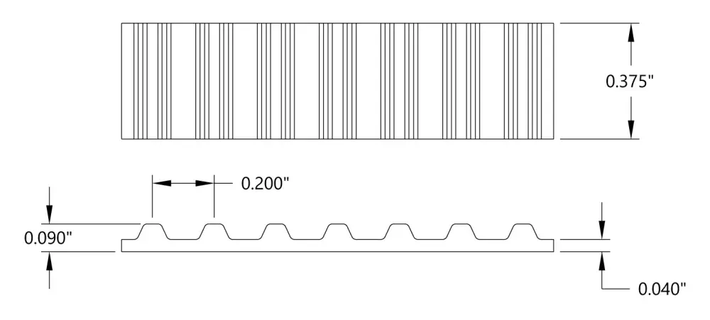 30-inch / 150T, (3/8 inch) Wide XL Timing - Click to Enlarge