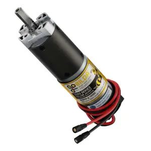 Moteur à engrenage planétaire à enveloppe jaune série 5203 (188:1, 30 tr/min, encodeur 3,3-5 V)