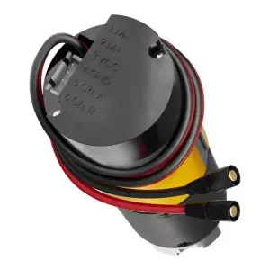 Moteur à engrenage planétaire à enveloppe jaune série 5203 (188:1, 30 tr/min, encodeur 3,3-5 V)