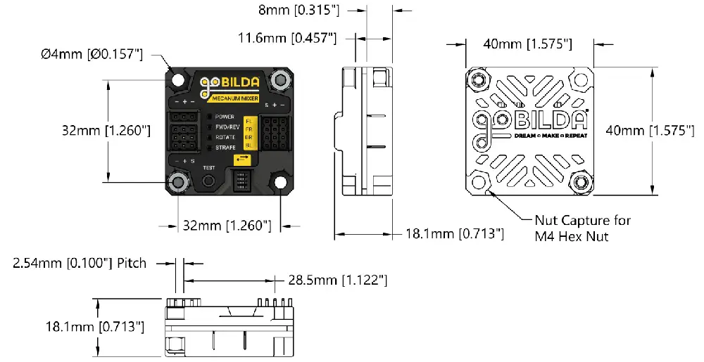 goBILDA Mecanum Mixer