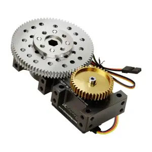 Shark-2 Boîtier de Réduction pour Servo (36 rpm, 944 Oz-in de Couple, Rotation Continue)