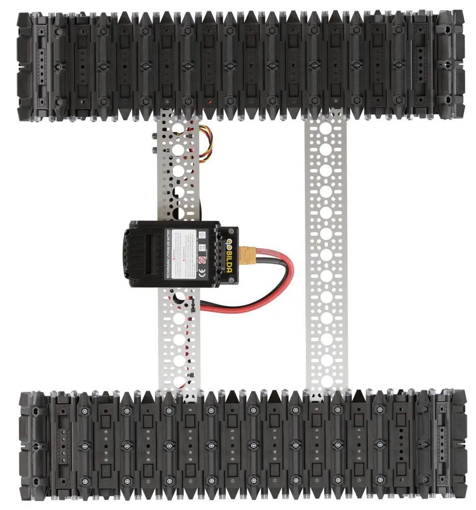 Bravo RC Tank Track Chassis Top View