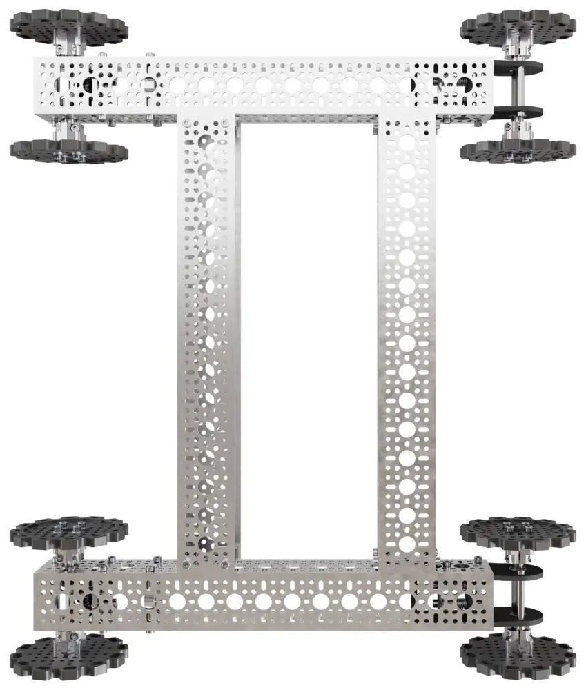 Bravo Bare-Bones Chassis Kit No Tread No Motors No Controller No Battery