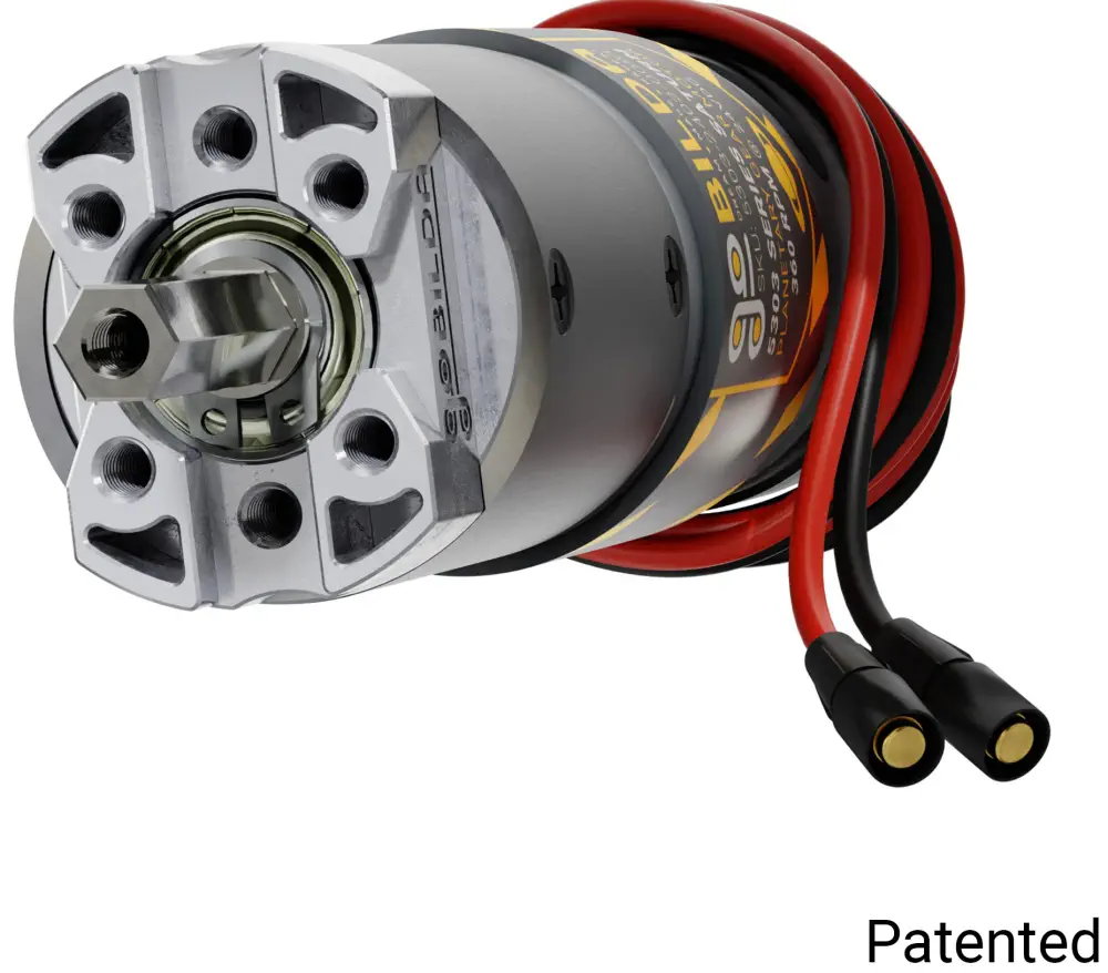5303 Series Saturn Planetary Gear Motor w/ Encoder - Top View