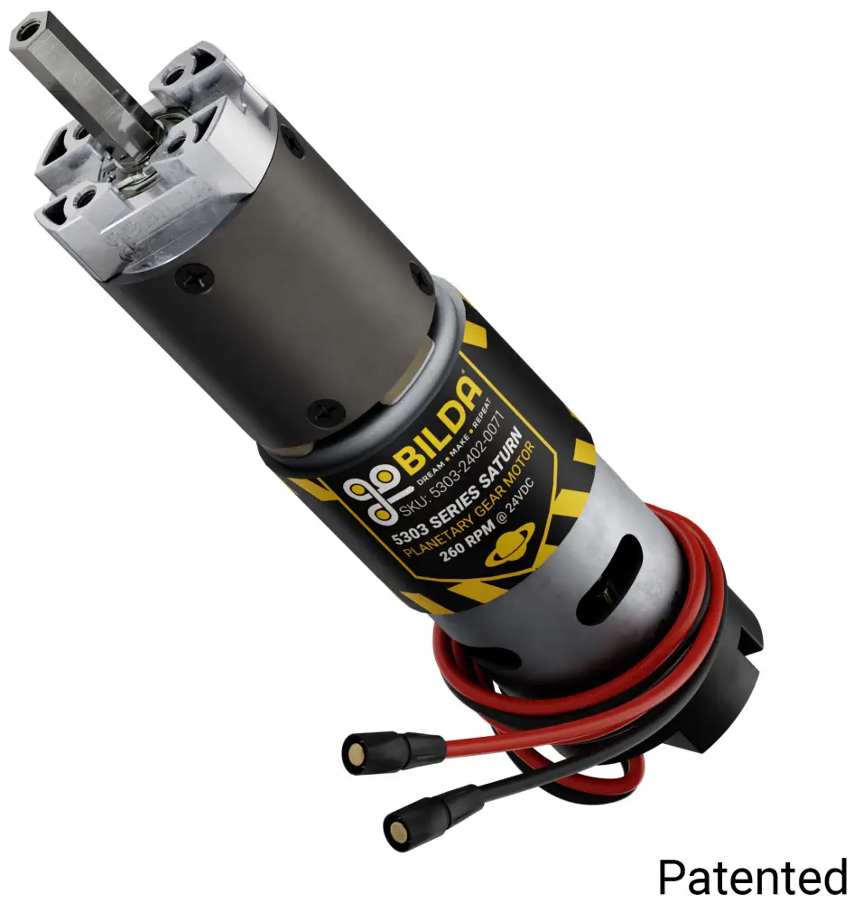 5303 Series Saturn Planetary Gear Motor Front View