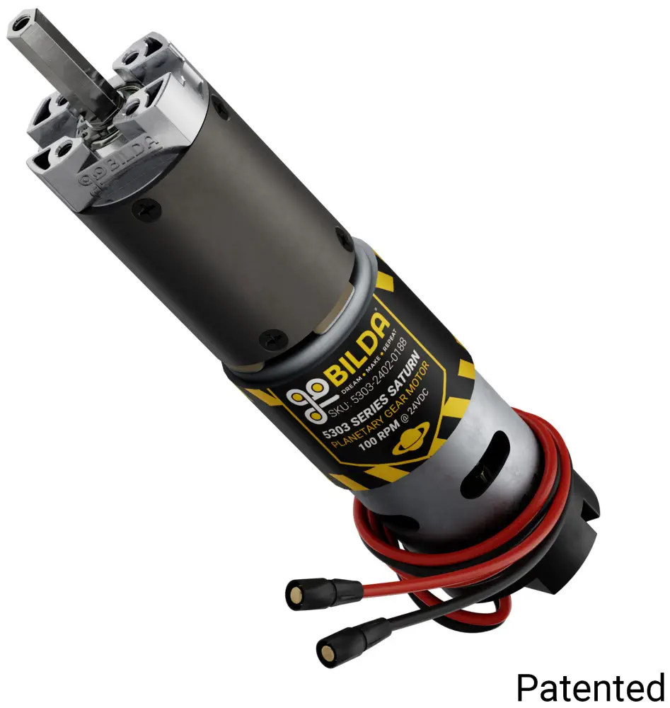 5303 Series Saturn Planetary Gear Motor Front View