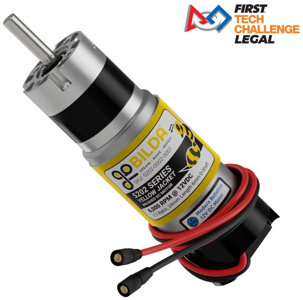 Motor Yellow Jacket de la Serie 5202, Eje D c/ Encoder