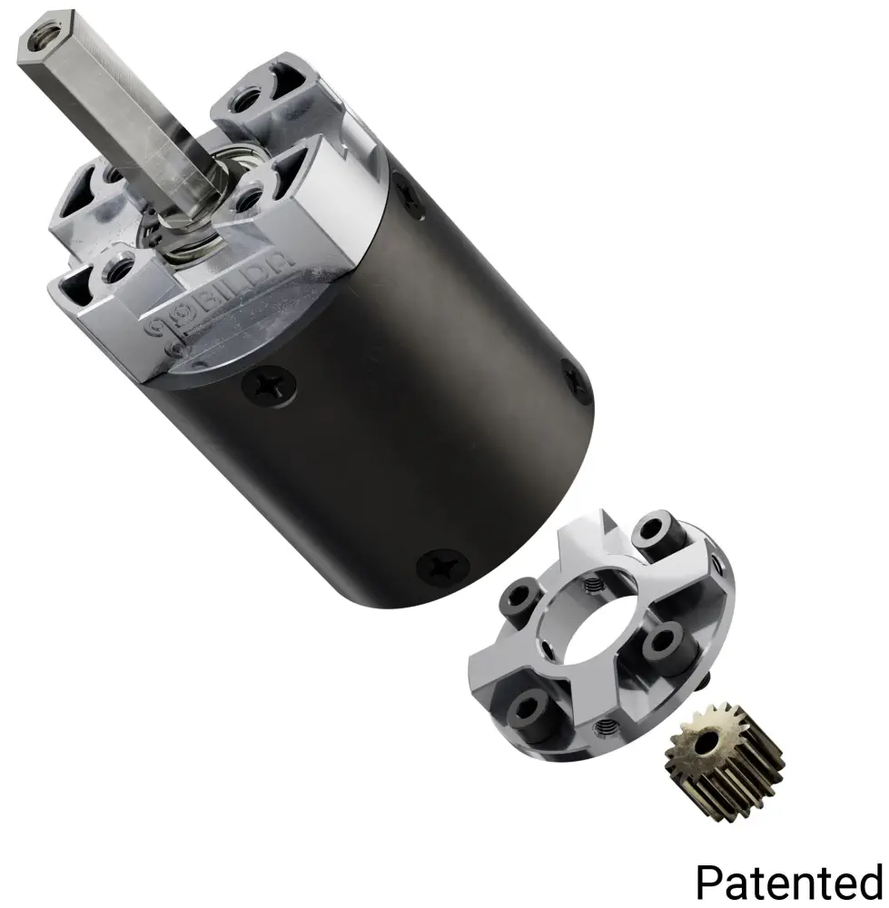 5103 Series Planetary Gearbox 71.2:1 Ratio 24mm Length 8mm REX Shaft - Parts