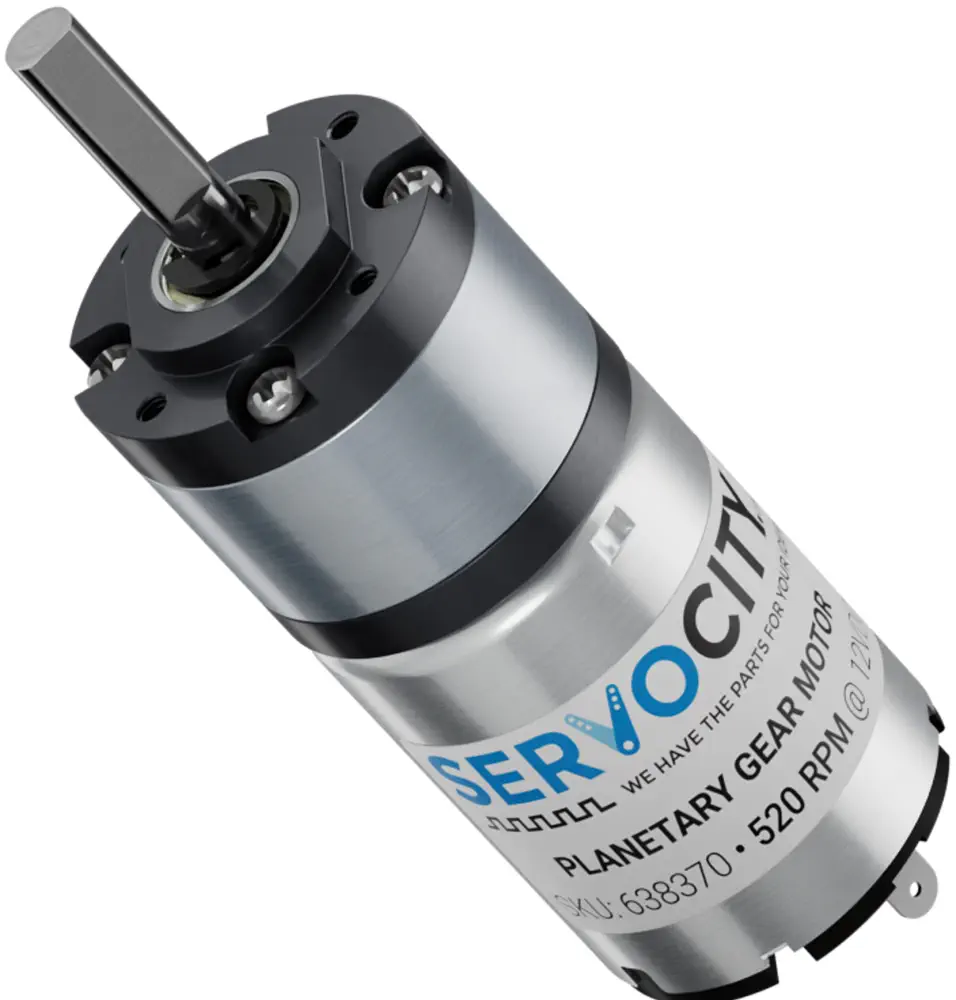 520 RPM Premium Planetary Gear Motor SKU 638370