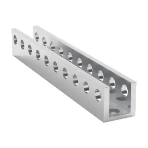 ServoCity Série 1101 U-Beam (10 Trous, Longueur 80mm)