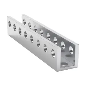 ServoCity Série 1101 U-Beam (8 trous, 64mm Longueur)