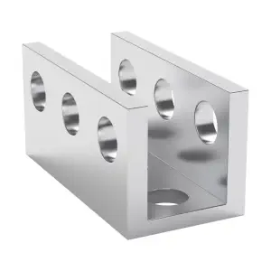 ServoCity Série 1101 U-Beam (3 trous, 24mm longueur)