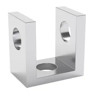 ServoCity Série 1101 U-Beam (1 Trou, Longueur 8mm)