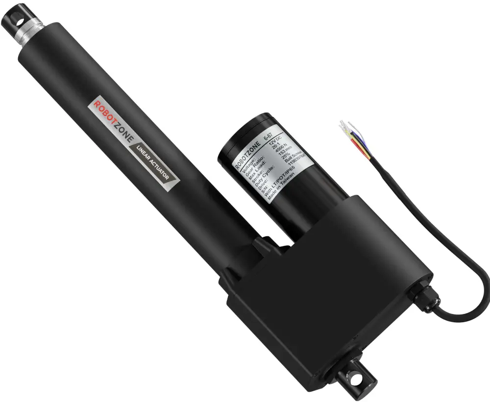 12V Super-Duty Linear Actuator 1010lb Thrust 0.7/sec 6 Stroke