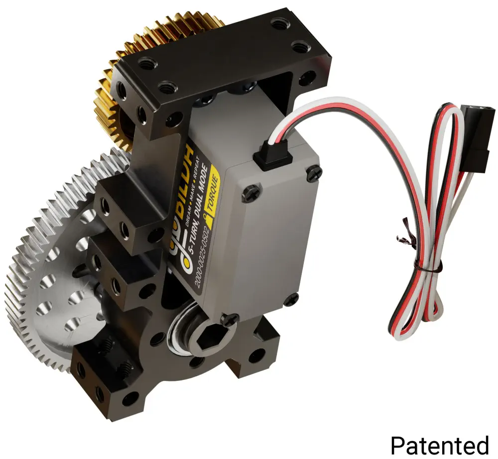 Boîtier de réduction pour Servo Stingray-2 30 RPM 700 Oz-in de couple