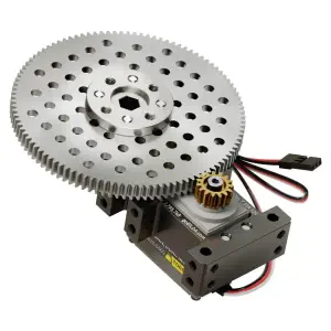 ServoCity Stingray-7 Boîtier de Réduction pour Servo (8.6 rpm, 2450 Oz-in de Couple, Rotation Continue)
