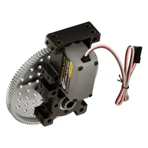 ServoCity Boîtier de réduction pour Servo Stingray-9 (6.7 rpm, 3150 Oz-in de couple, Rotation continue)