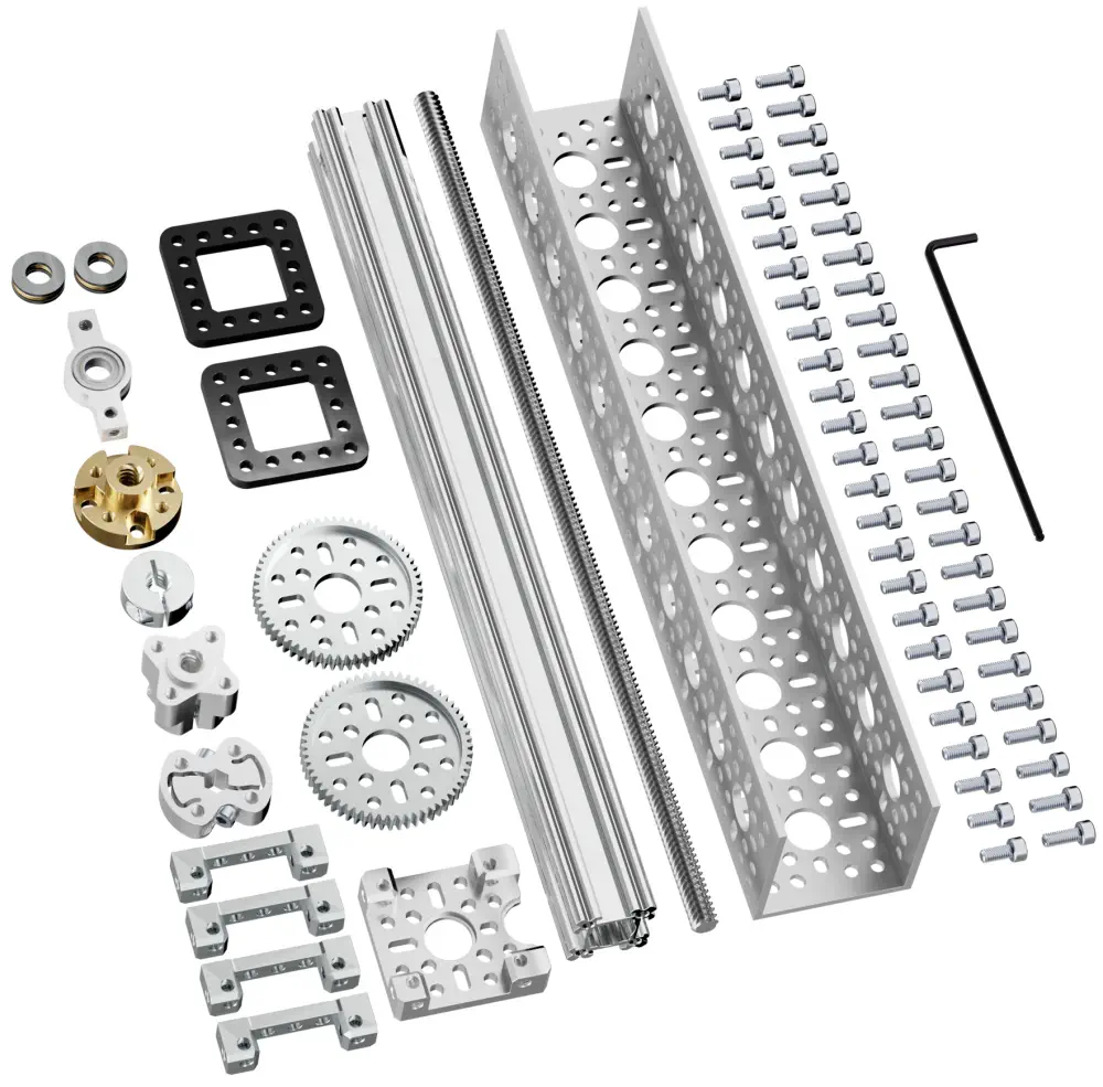 Kit d'Actionneur Linéaire Série 1120 Course de 201mm Pas de 8mm Composants