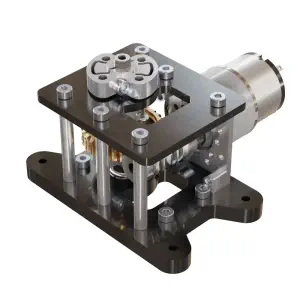 ServoCity Standard Duty Worm Drive Gearbox (28:1 Ratio)