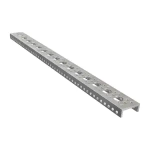 ServoCity Série 1143 Mini U-Channel à Faible Côté (15 Trous, Longueur 384mm)