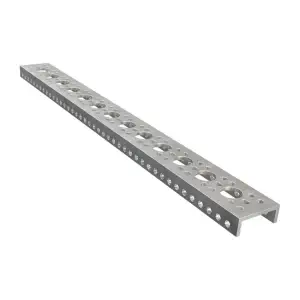 ServoCity Série 1143 Mini U-Channel Bas-Côté (13 Trous, Longueur 336mm)