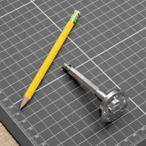 ServoCity Arbre de moyeu REX™ 8mm à épaulement (décalage de moyeu de 20mm)