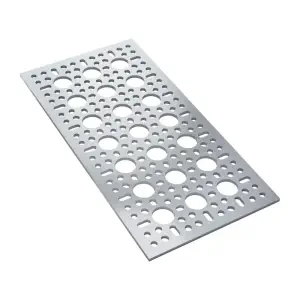 ServoCity Série 1123, Plaque à Motif (3 x 7 Trous, 96 x 192mm)