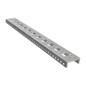 ServoCity Série 1143 Mini U-Channel à Faible Côté (11 Trous, Longueur 288mm)
