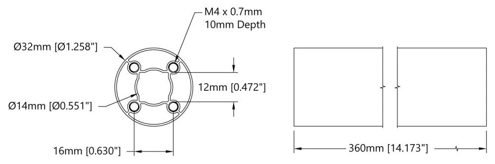 ServoCity 4103 Series goTUBE (360mm Length)