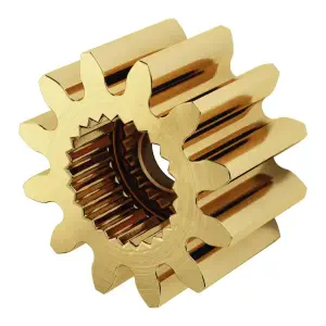 ServoCity 2305 Série Laiton, MOD 0.8, Engrenage Servo (24 Dents Cannelure, 12 Dents)